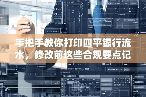 手把手教你打印四平银行流水，修改前这些合规要点记牢